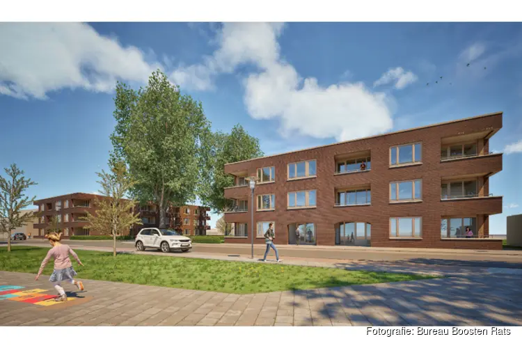 Bouw gestart: 34 sociale huurappartementen aan de Sint Josephstraat in Heer