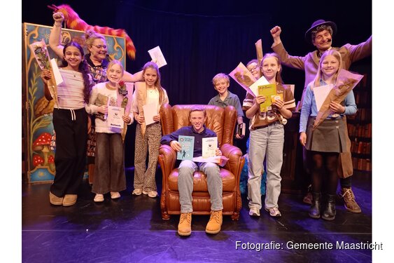 Daan Baeten wint de regionale finale van voorleeswedstrijd!